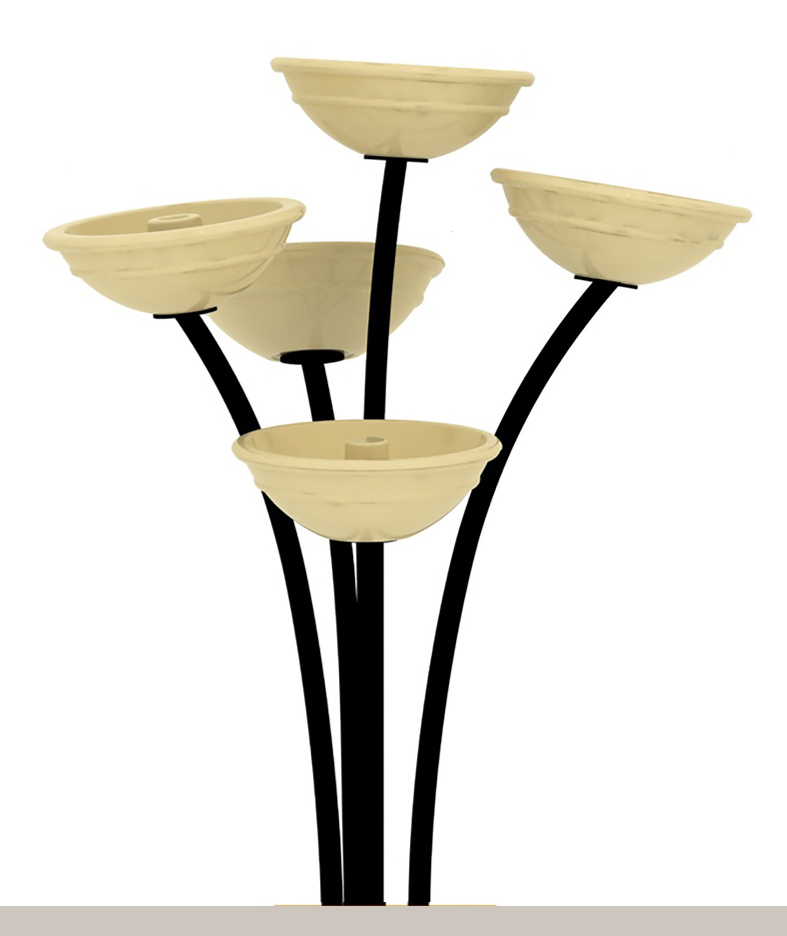 Вертикальная цветочница "Букет 5" (кол-во цветочниц 5 шт.)