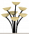 Вертикальная цветочница "Букет 7" (кол-во цветочниц 7 шт.)
